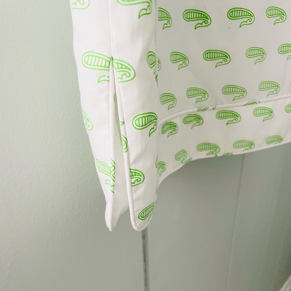 NWT Elizabeth McKay Lola Dress Whales / Green and White / Size 6 - Picture 3 of 11